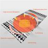 WSNCXFW B,80x190cm,Quick Heating Heated Area Rug Space Heater, Graphene Electric Heating Carpet,Floor Heating Mat,Infrared Radiant Floor Heater,for Indoor Use view 2