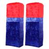 LUOZZY 2pcs Korean Traditional Lantern Pendant Red and Blue Lanterns Handmade Fabric Lanterns for Restaurants Bar Classrooms Garden view 1
