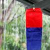 LUOZZY 2pcs Korean Traditional Lantern Pendant Red and Blue Lanterns Handmade Fabric Lanterns for Restaurants Bar Classrooms Garden view 4