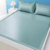 Cooling Sleeping Mat Foldable Summer Ice Silk Mat, Ultra Cold Tech Fiber Cool Mattress Cover, Comfort Soft Nonslip Matting Cover for All Seasons(Green,180 * 200cm) view 1