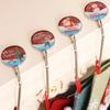XIUSHE Christmas Stocking Holders for Mantle Set of 4-Non-Slip Stocking Christmas Stocking Hanger Hooks,Stocking Hooks for Mantle Stocking Holders for Xmas Fireplace and Party Decor (Multi Hooks) view 1