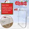 XIUSHE Christmas Stocking Holders for Mantle Set of 4-Non-Slip Stocking Christmas Stocking Hanger Hooks,Stocking Hooks for Mantle Stocking Holders for Xmas Fireplace and Party Decor (Multi Hooks) view 2
