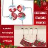 XIUSHE Christmas Stocking Holders for Mantle Set of 4-Non-Slip Stocking Christmas Stocking Hanger Hooks,Stocking Hooks for Mantle Stocking Holders for Xmas Fireplace and Party Decor (Multi Hooks) view 3