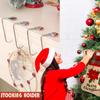 XIUSHE Christmas Stocking Holders for Mantle Set of 4-Non-Slip Stocking Christmas Stocking Hanger Hooks,Stocking Hooks for Mantle Stocking Holders for Xmas Fireplace and Party Decor (Multi Hooks) view 4
