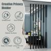 7 Pcs Room Divider Post/Privacy Screens, Modern Minimalist Screen Partition Column, Washroom/Balcony/Stairwell/Entrance Decor Column(White,225cm/88.5in/7.38ft) view 2