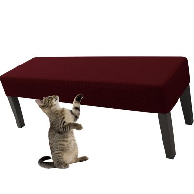 Bench Seat Furniture Cover For Dining Room Stretch Bench Slipcovers Upholstered Anti-Dust Removable Bench Chair Cushion Covers Bench Seat Protector Cover For Living Room Bedroom Kitchen (B,Xl)
