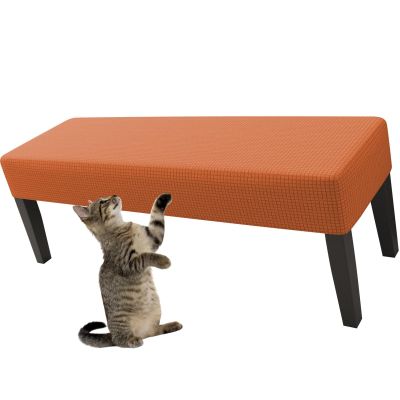 Bench Seat Furniture Cover For Dining Room Stretch Bench Slipcovers Upholstered Anti-Dust Removable Bench Chair Cushion Covers Bench Seat Protector Cover For Living Room Bedroom Kitchen (N,M)