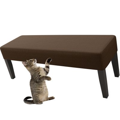 Bench Seat Furniture Cover For Dining Room Stretch Bench Slipcovers Upholstered Anti-Dust Removable Bench Chair Cushion Covers Bench Seat Protector Cover For Living Room Bedroom Kitchen (G,XS)