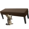 Bench Seat Furniture Cover For Dining Room Stretch Bench Slipcovers Upholstered Anti-Dust Removable Bench Chair Cushion Covers Bench Seat Protector Cover For Living Room Bedroom Kitchen (G,XS) view 1