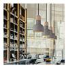 DRFTZDF Industrial Oak Pendant Light - 5.5-Inch Minimalist Cement Ceiling Fixture for Bedroom, Rustic Farmhouse Style, Hardwired Design view 4
