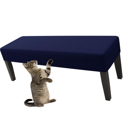 Bench Seat Furniture Cover For Dining Room Stretch Bench Slipcovers Upholstered Anti-Dust Removable Bench Chair Cushion Covers Bench Seat Protector Cover For Living Room Bedroom Kitchen (E,M)