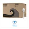 Boardwalk Heavyweight Polypropylene Cutlery, Soup Spoon, White, 1000/Carton view 4