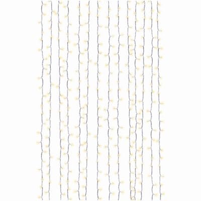 Holiday Wonderland, Christmas Micro Icicle Lights, Indoor/Outdoor Icicle String Lights, Lighted Length 12', 500 Lights, Warm White