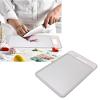 Double Sided Cutting Board Aluminum Alloy Multifunctional Quick Defrosting Grinding Utility Knife Multi Purpose Cutting Board, 31.3 X 21cm (Khaki) view 3