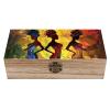 African American Indian Women Wooden Storage Box Decorative Boxes with Lids Memory Box Jewelry Organizer for Women Men view 1