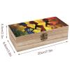 African American Indian Women Wooden Storage Box Decorative Boxes with Lids Memory Box Jewelry Organizer for Women Men view 2