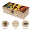 African American Indian Women Wooden Storage Box Decorative Boxes with Lids Memory Box Jewelry Organizer for Women Men view 3