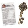 Saint Benedict Medal Key | Beautiful 5" Wall Pendant | Bronze-Tone Finish | Great Catholic Housewarming Gift | Spiritual Protection for Home (Saint Benedict Keys, 2, Pack) view 3