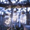 Minetom 2Pack Fairy Lights Plug in, 100 LEDs 33 Feet Firefly String Lights Waterproof Starry Lights Silver Wire for DIY Wreath Wedding Bedroom Indoor Outdoor Party Christmas Decorations, Pure White view 3