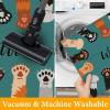 Cat Paws Welcome Indoor Door Mat,Resist Dirt Absorbent Entrance Mat,Anti-Slip,Rug for Entryway 17"x29.5 view 4