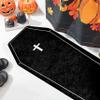 SWEETBIUTI Goth Rug Horror Coffin Bath Mat Soft Halloween Bath Mat Water-Absorbent Non Slip Halloween Rug for Bedroom Kitchen Room Gifts, 51x20 Inch Black. view 4