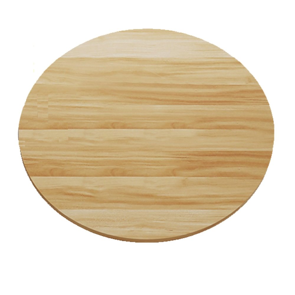 Wooden Turntable For Dining Table Lazy Susan Round Rotating Tray Cabinet Organizer For Parties, Weddings, Spice Rack(Wood color,34inch)