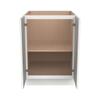 RTA Solid Wood Frame Full Height Door Base Cabinet - 2 Doors and 1 Shelf,Kitchen Storage Cabinet, Entryway Cabinet, Suitable Kitchen, Living Room, Entryway, and Office(Origami White 24W24D34.5H) view 4