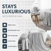 4 Piece Bath Towel Set 35"x70"Oversized Bath Towel for Bathroom Ultra Soft Fluffy Extra Large Bath Sheet Luxury Premium Bathroom Towel Highly Absorbent Quick Dry Shower Towel for Hotel Spa,Black White view 4
