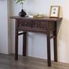YNWDBY Buddha Altar Solid Wood Flat-top Table, Chinese Style Zen Entrance Case, Black Walnut Strip Table, Household Incense Table, Buddha Seat Cabinet Buddhism Decor view 2