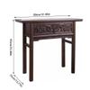 YNWDBY Buddha Altar Solid Wood Flat-top Table, Chinese Style Zen Entrance Case, Black Walnut Strip Table, Household Incense Table, Buddha Seat Cabinet Buddhism Decor view 3
