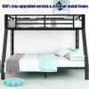 TIHWOALL Latest Upgrade & Stronger Steel Metal Bunk Bed Twin XL Over Queen Size Bunkbed, Thickened More Stable Heavy Duty More Rust-Proof Bunk Queen Bed Frame (Easier Assembly) (Twin XL Over Queen) view 3