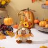 Talent Star Fall Decor,Thanksgiving Gnomes Plush,Fall Autumn Decorations Harvest Present Handmade Elf Dwarf Figurines for Home Kitchen Farmhouse Tiered Tray B view 3