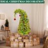 DONGULI 6 Ft Christmas Tree, Bendable Artificial Christmas Tree for Indoor Outdoor with Lights Decorations Balls Christmas Holiday Decor for Home Office Street view 2