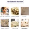 KOLDAN Velvet Sofa Cover Machine Washable 1/2/3/4 Seats Sofa Slipcover Stylish Sofa Slipcover for Living Room Couch Cover for Pets Kids Furniture Protector view 2
