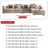 KOLDAN Velvet Sofa Cover Machine Washable 1/2/3/4 Seats Sofa Slipcover Stylish Sofa Slipcover for Living Room Couch Cover for Pets Kids Furniture Protector view 3