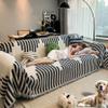 DiiuuAII Couch Covers with Tassel, Washable Chenille Anti-Scratch Couch Protectors for Sectional Sofa, Pet & Cat Friendly view 1