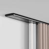Bcofo Double Row Curtain Track Silent Heavy Duty Drop Ceiling Curtain Track for Curtains-Room Divider for Living Room Bedroom Hospital Easy Install(Black,4.5m(14.8ft)) view 1