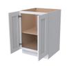 RTA Solid Wood Frame Full Height Door Base Cabinet - 2 Doors and 1 Shelf,Kitchen Storage Cabinet, Entryway Cabinet, Suitable Kitchen, Living Room, Entryway, and Office(White 24W24D34.5H) view 4