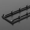 Double Curtain Track Ultra-Thin Aluminum Alloy Track Heavy Duty Ceiling Curtain Track Ceiling Curtain Rod Door Curtains for Curtains for Living Room Bedroom Room(Black,2.7m(8.6ft)) view 1