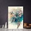 Stylish Printed Posters,African Asian Man Portrait Wall Decor,Oil Painting Canvas Wall Art For Home Decor Bathroom Wall Decor,Stylish Unframed Art 20x20 Inch view 3