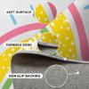 4x6 Kids Boho Abstract Rainbow Rug - Rainbows Weather Print Area Rug, Anti-Slip Low Pile Foldable Washable Soft Mat for Living Room Entryway Hallway Classroom Playroom Bath Room Apartment view 4