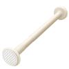 Liligic Shower Curtain Rod 28-192 inch Adjustable Tension Curtain Rod No Drilling Telescoping Rod, Diameter 1inch, for Bathroom Windows Closet Rods, No Rust(Cream,240-310cm(95-122in)) view 1