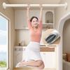 Liligic Shower Curtain Rod 28-192 inch Adjustable Tension Curtain Rod No Drilling Telescoping Rod, Diameter 1inch, for Bathroom Windows Closet Rods, No Rust(Cream,240-310cm(95-122in)) view 3