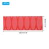 PATIKIL Cutting Knife Handle Heat Shrink Sleeve 1.2x4.9", 4 Pack Chef Cutter Non Slip Wrap for Kitchen Knife Management, Red Oval Pattern view 2