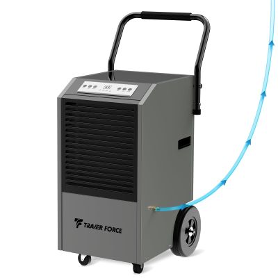 Traver Force Commercial Dehumidifier, 170 Pint Large Dehumidifier with Pump Drain Hose, Up to 7,500 sq. ft, for Crawl Space, Basement, Warehouse, Water Damage Restoration, Job Sites
