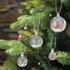 DOITOOL 18Pcs Clear Iridescent Christmas Ornament Balls 2.36 Inch Fillable Plastic Balls for DIY Holiday Tree Decorations and Festive Home Party Decor view 2