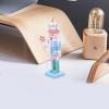 Homoyoyo 4.72Inch Candy Wooden Soldier Nutcracker 4pcs Nutcracker Christmas Decor Figurines Pastel Nutcracker Decor Christmas Nutcrackers Ornaments Set for Christmas Tree Party Supply view 2