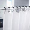 SGHAGH Shower Curtain Hooks, Decorative Rust Proof Stainless Steel Shower Curtain Hooks for Bathroom Shower Rods Set of 12,Matte Black view 3