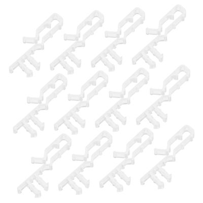 Levemolo 12pcs Hidden Valance Clips Acrylic Blind Valance Retainer Window Blind Accessories