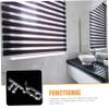 Levemolo 12pcs Hidden Valance Clips Acrylic Blind Valance Retainer Window Blind Accessories view 2